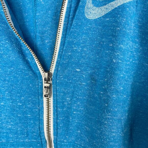 Nike Womens Full Zip Blue‎ Jacket Activewear Lightweight Size Small - Picture 4 of 6